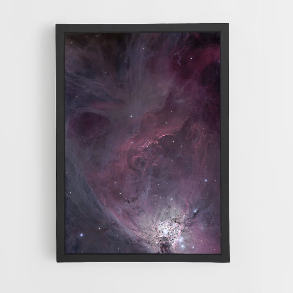 Poster magnifique nébuleuse d'Orion – affiche Nébuleuses (vue 2)